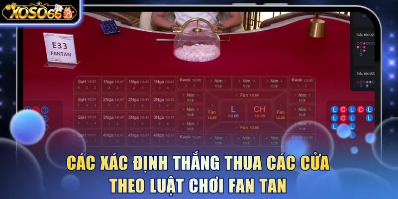 Luật Chơi Fan Tan - Hướng Dẫn Siêu Dễ Hiểu Cho Người Mới 5 Xoso66 ⭐️ Trang web chính thức: xoso66.com Các xác định thắng thua các cửa theo luật chơi Fan Tan